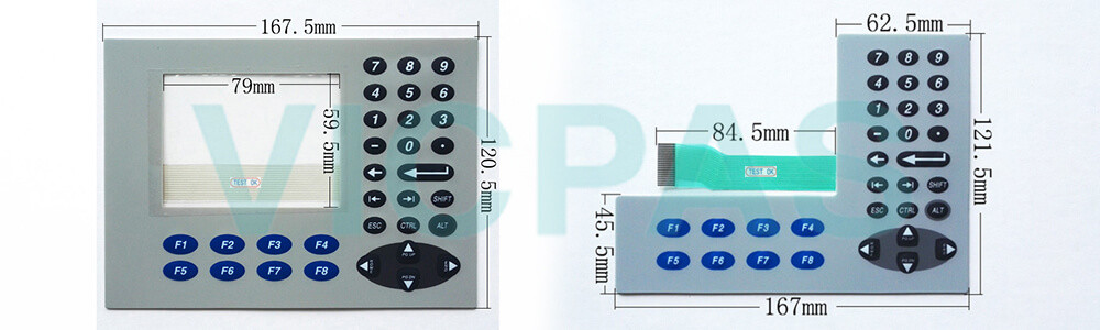 2711P-K4M5D8 PanelView Plus 6 Membrane Keyboard Keypad Switch Repair Replacement 2711P-K4M5D8 PanelView Plus 6 Membrane Keyboard Keypad Switch Repair Replacement