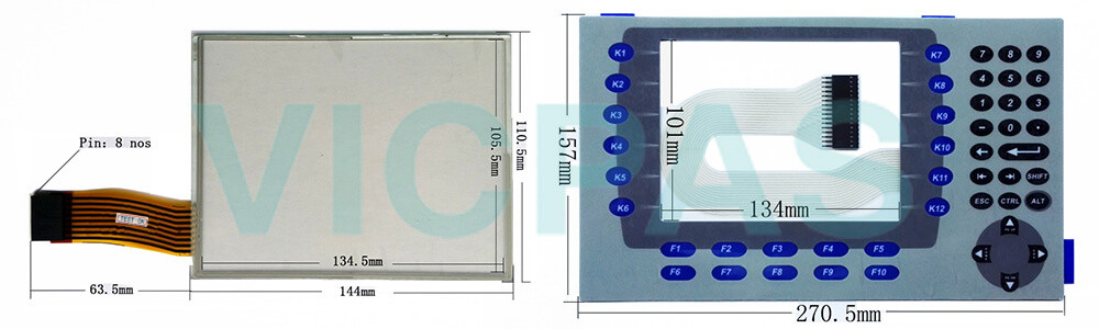 2711P-B7C15D7 PanelView Plus 700 Touch Screen Panel Glass Membrane Keypad Switch Repair Replacement 2711P-B7C15D7 PanelView Plus 700 Touch Screen Panel Glass Membrane Keypad Switch Repair Replacement