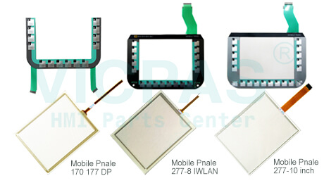 SIEMENS SIMATIC MOBILE 177 DP 6AV6645-0AB01-0AX0 Membrane Keypad & touch glass 