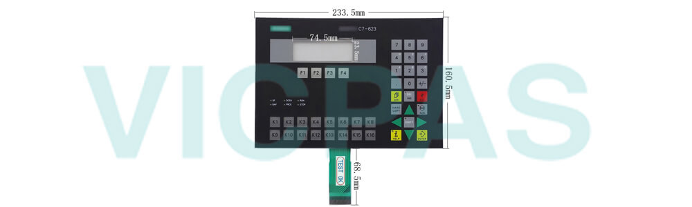 6ES7623-1CE01-0AE3 Siemens SIMATIC HMI C7-623 Membrane Keyboard Plastic Repair Replacement 6ES7623-1CE01-0AE3 Siemens SIMATIC HMI C7-623 Membrane Keyboard Plastic Repair Replacement