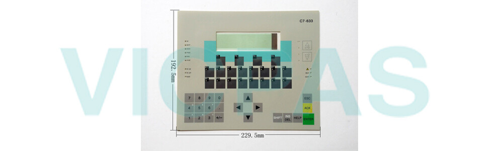 6ES7633-1DF00-0AE3 Siemens SIMATIC HMI C7-633 Membrane Keyboard Plastic Repair Replacement 6ES7633-1DF00-0AE3 Siemens SIMATIC HMI C7-633 Membrane Keyboard Plastic Repair Replacement