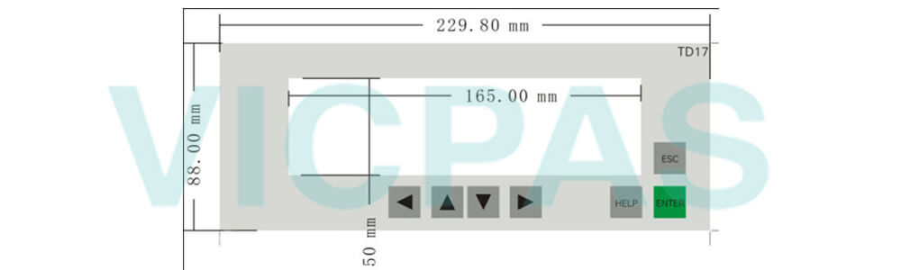 6AV3017-1NE30-0AX0 Siemens SIMATIC HMI TD17 Membrane Keyboard Switch Repair Replacement 6AV3017-1NE30-0AX0 Siemens SIMATIC HMI TD17 Membrane Keyboard Switch Repair Replacement
