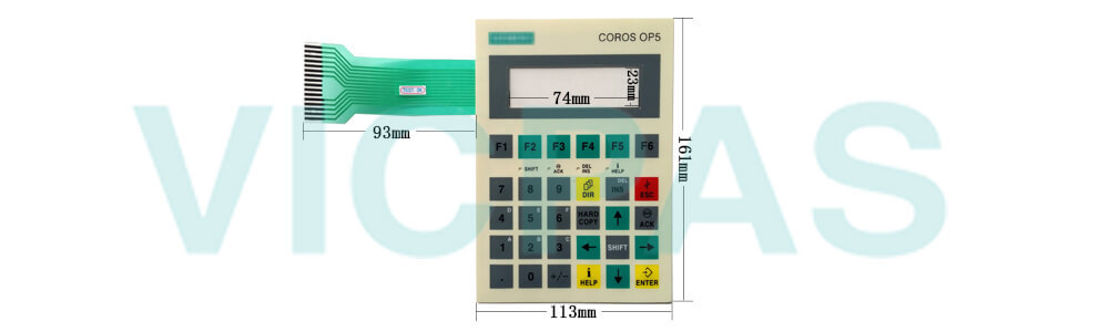 6AV3505-1FB12 Siemens SIMATIC HMI OP5 OP 5 OPERATOR PANEL Membrane Keyboard and Plastic Case Shell Repair Replacement