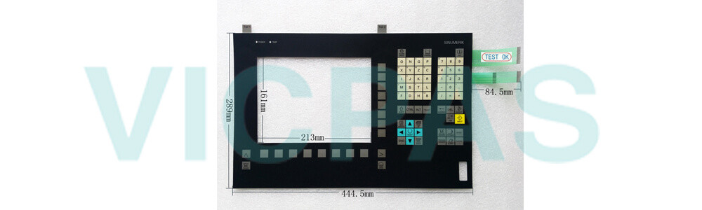 6FC5247-0AA25-1AA0 Siemens SINUMERIK HMI OP010FS OPERATOR PANEL Membrane Keyboard and Plastic Case Shell Repair Replacement