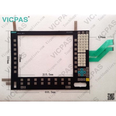 6FC5200-0AC32-1AC5 Siemens SINUMERIK OP015 Membrane Keyboard