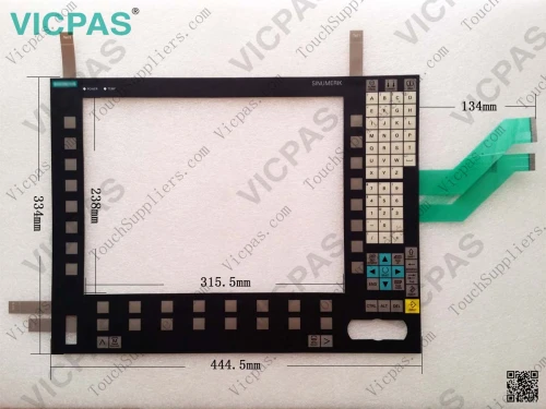 6FC5200-0AC32-1AC5 Siemens SINUMERIK OP015 Membrane Keyboard