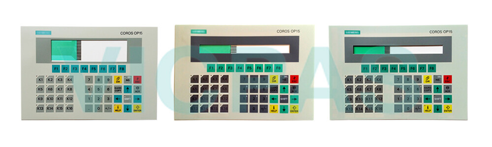  6AV3515-1EK30-1AA0 Siemens SIMATIC HMI OP15 OP 15 OPERATOR PANEL Membrane Keyboard and Plastic Case Shell Repair Replacement