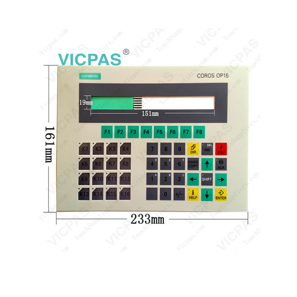 6AV3515-1EK30-1AA0 Siemens Operator Panel OP15 Membrane Keypad