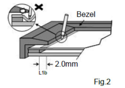 Bezel Edge (Fig.1&2)