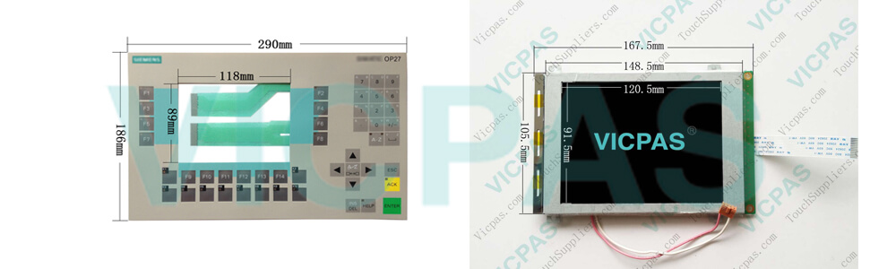 6AV3627-6JK00-0BF0 Siemens OP27 Membrane Keypad Replacment