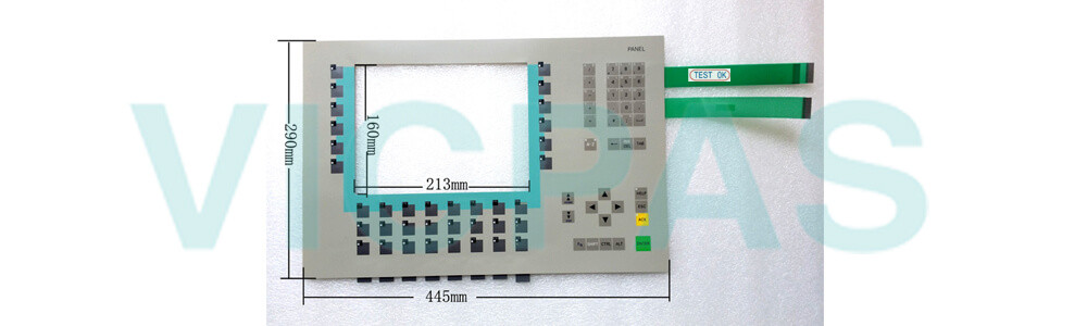 6AV6542-0CC10-0AX0 Siemens SIMATIC HMI OP270 10 OPERATOR PANEL Membrane Keyboard ,Display and Plastic Case Shell Repair Replacement