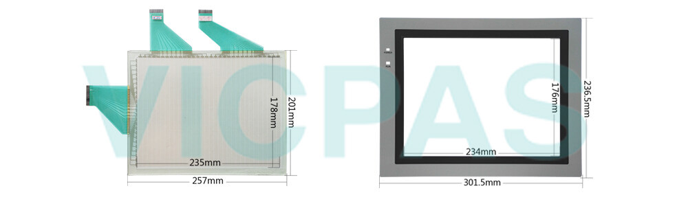 Omron NT631C series HMI NT631C-ST141B-EV2 Touch panel,Protective film and Display Repair Kit.