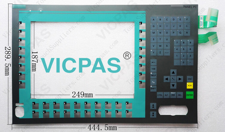 6AV7451-0AB00-0JD0 Siemens SIMATIC HMI Panel PC 677 Touch Screen Panel, Overlay, Front Cover and LCD Display Repair Replacement