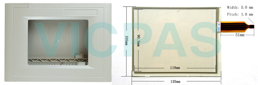 6AV6545-0AA10-0XA0 Siemens SIMATIC HMI TP070 Touch Screen Panel, Plastic shell and LCD Display Repair Replacement