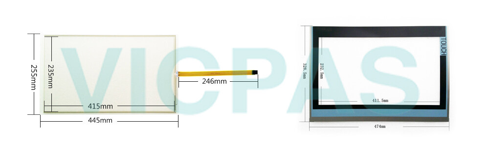 6AV7415-4AD00-0YB0 Siemens SIMATIC HMI IPC 277 Touch Screen Panel, Overlay, Front Cover and LCD Display Repair Replacement