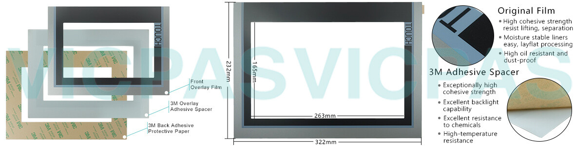 6AG1124-0MC01-4AX0 SIMATIC HMI TP1200 COMFORT INOX Touch Panel Glass, Overlay and LCD Display Repair Replacement 6AG1124-0MC01-4AX0 SIMATIC HMI TP1200 COMFORT INOX Touch Panel Glass, Overlay and LCD Display Repair Replacement