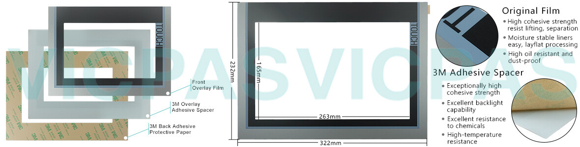 6AV2144-8MC10-0AA0 Siemens HMI TP1200 COMFORT INOX Touchscreen Glass, Overlay and LCD Display Repair Replacement 6AV2144-8MC10-0AA0 Siemens HMI TP1200 COMFORT INOX Touchscreen Glass, Overlay and LCD Display Repair Replacement