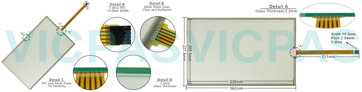 6AV2124-0QC02-0AX1 Siemens SIMATIC HMI TP1500 Comfort touchscreen Glass, Overlay and LCD Display Repair Replacement 6AV2124-0QC02-0AX1 Siemens SIMATIC HMI TP1500 Comfort touchscreen Glass, Overlay and LCD Display Repair Replacement