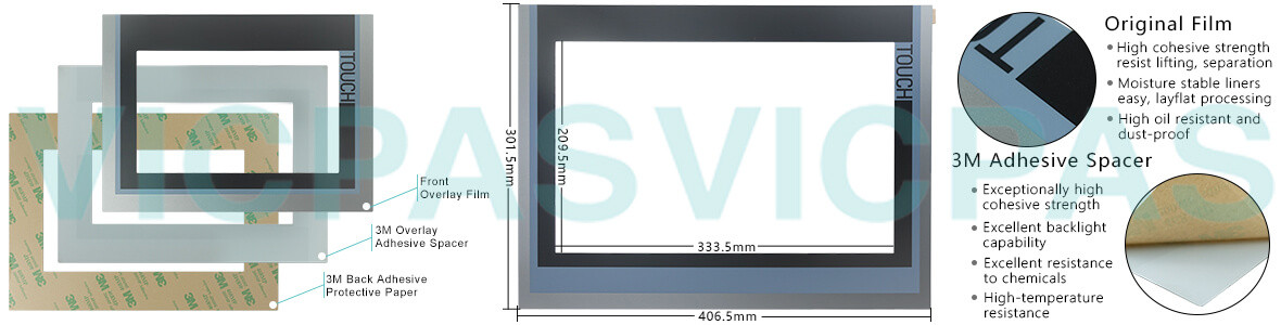 Siemens SIMATIC HMI TP1500 BASIC COLOR PN touchscreen, Overlay and LCD Display Repair Replacement Siemens SIMATIC HMI TP1500 BASIC COLOR PN touchscreen, Overlay and LCD Display Repair Replacement