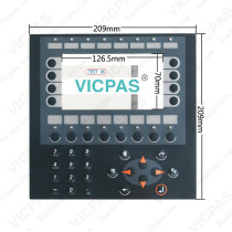 Membrane switch for Beijer HMI E600 04390A Replacement