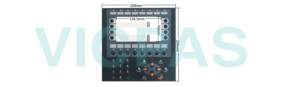 EBeijer E600 Operator Panel Membrane Keyboard Repair Replacement