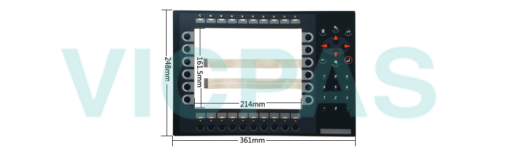 EBeijer E900T Operator Panel Membrane Keyboard Repair Replacement