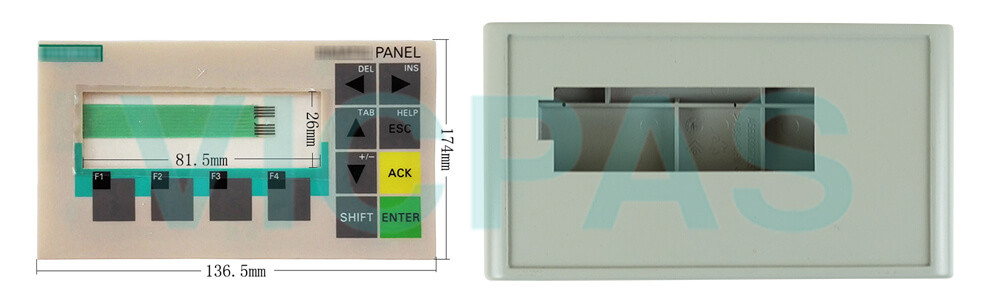 6AV6640-0BA11-0AX0 Siemens OP73 MICRO membrane keypad switch and plastic case cover repair Replacement