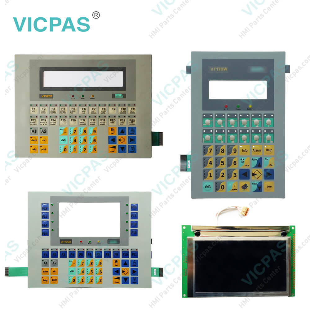 ESA Text HMI VT60 VT06000000 Membrane Switch Replacement