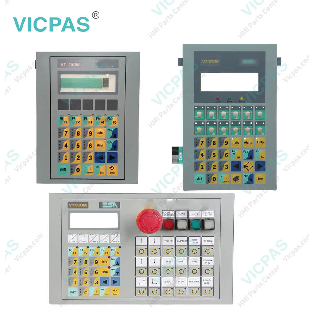 ESA Text HMI VT060 VT060000CN Membrane Switch Replacement | VT Terminal ...