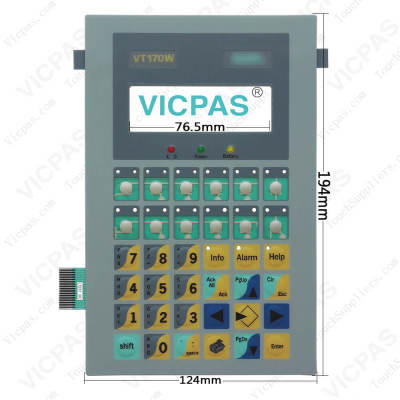 ESA Text HMI VT170 VT170WA0000 Membrane Keypad Replacement