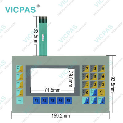 ESA Text HMI VT130W VT130W000DP Membrane Keypad Replacement