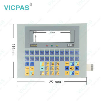 ESA Text HMI VT300W VT300WA0000 Membrane Switch Replacement