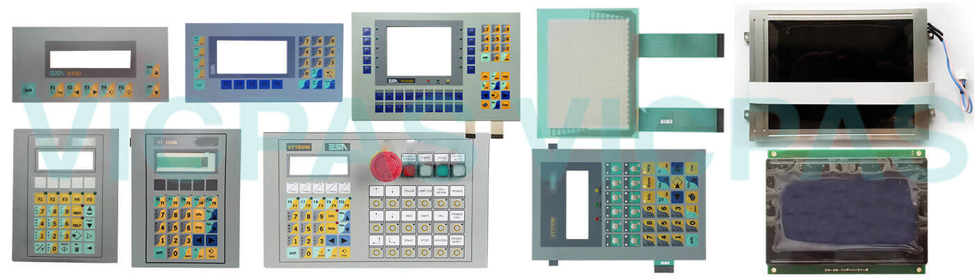 ESA TEXT HMI VT420 VT4201SF000 Membrane Keyboard Repair Replacement ESA TEXT HMI VT420 VT4201SF000 Membrane Keyboard Repair Replacement