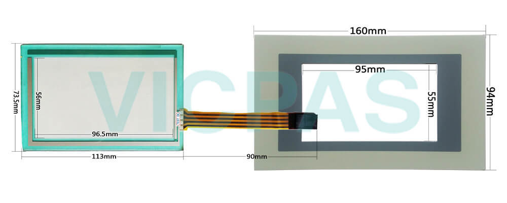 ESA Touchscreen Terminal 29015.809.004 05 44-0075 Membrane Keyboard Repair Replacement