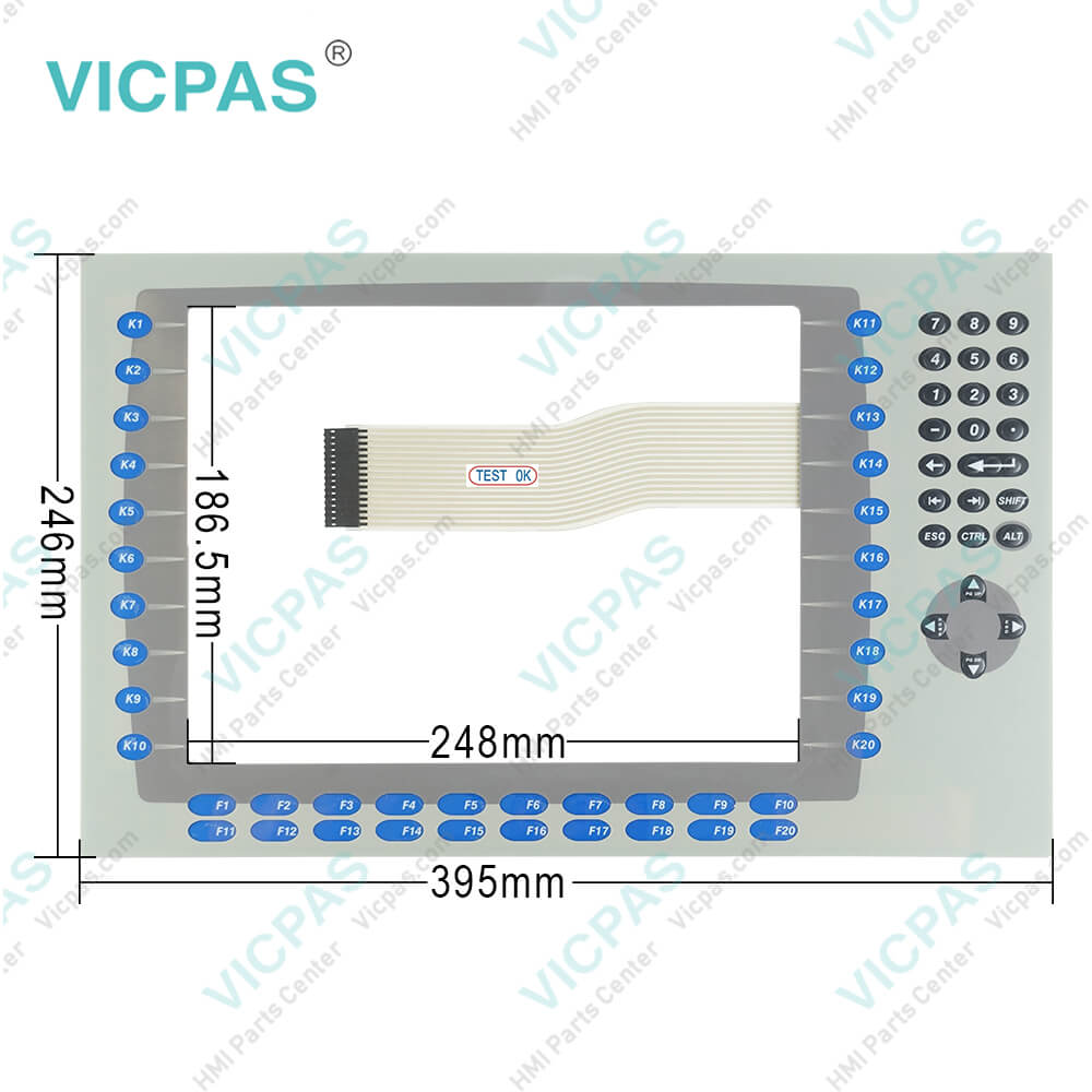 Details about   Touch screen panel for AB 2711P-B7C1D6 2711P-B7C10D6 with Membrane keypad 