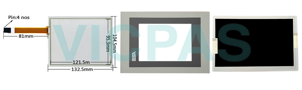 ESA Touchscreen Terminal IT105B IT105B0101 Touch Screen Front Overlay Replacement