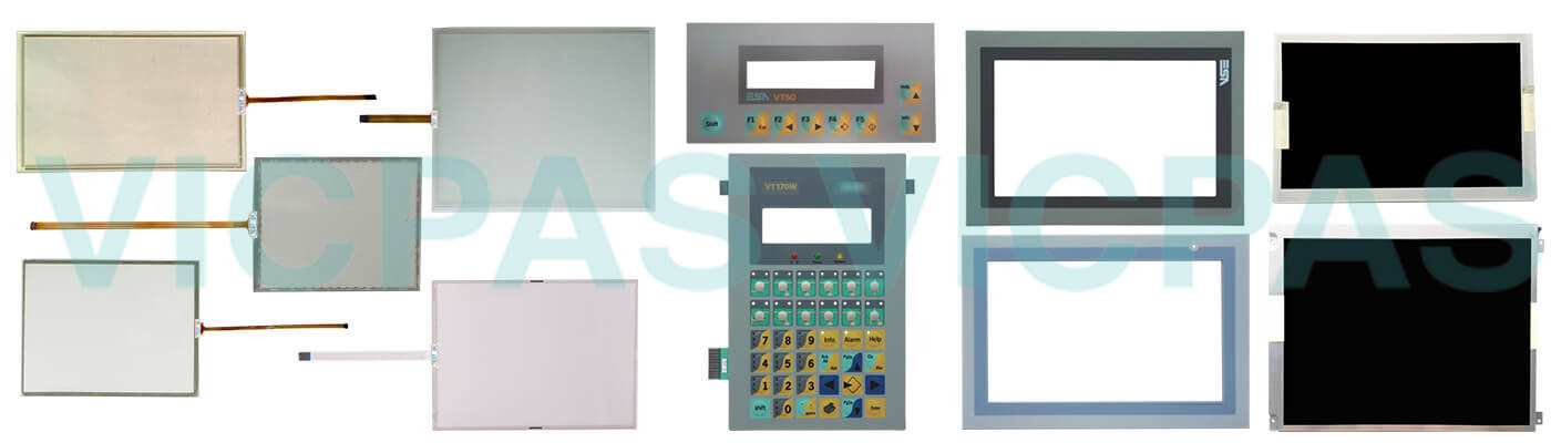 ESA Touchscreen Terminal XT105B 0501 Touch Screen Front Overlay Repair Replacement