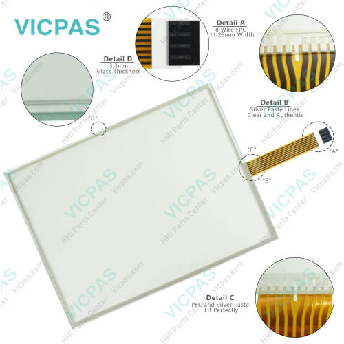 2711P-T15C15A7 Touch Panel Screen Glass