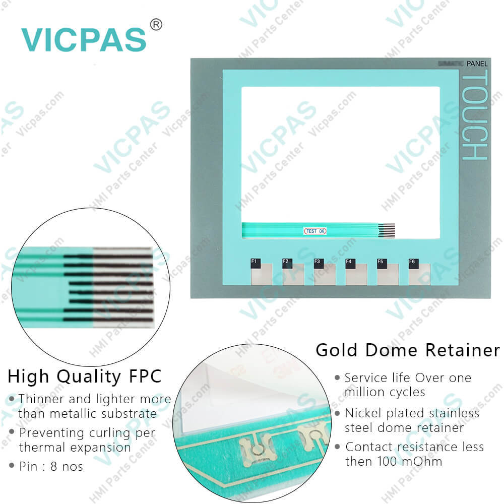 1pc Siemens 6AV6647-0AC11-3AX0 KTP60 touchpad buttons Mask