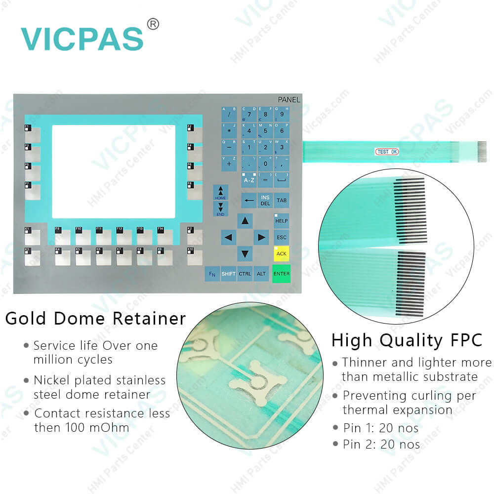 6AV6643-0BA01-1AX1 Siemens OP277 Membrane Keypad Replacement