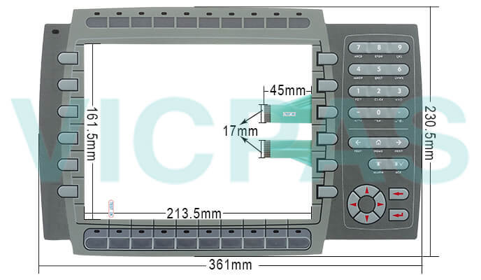 E1100 603221003 Beijer E1000 Series Operator Panel Membrane Keyboard Repair Replacement