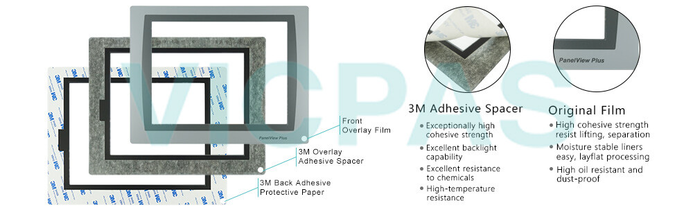 2711P-T10C22A9P Panelview Plus 7 Protective Films Overlay Repair Replacement