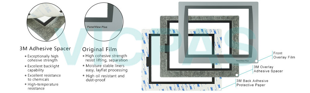2711P-T10C22D9PK Panelview Plus 7 Protective Films Overlay Repair Replacement