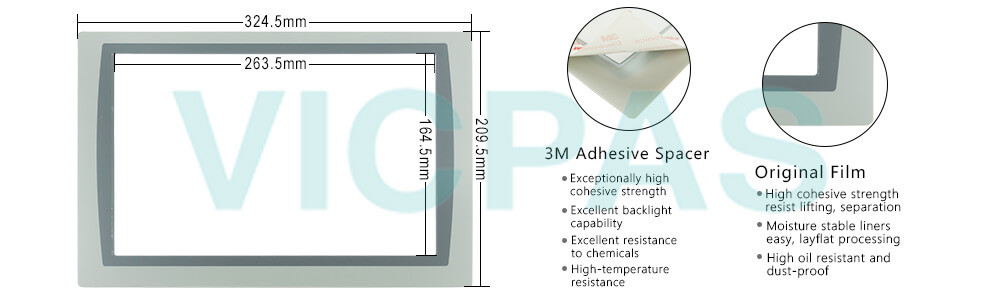 2711P-T12W22A9P-A Panelview Plus 7 Protective Films Overlay Repair Replacement