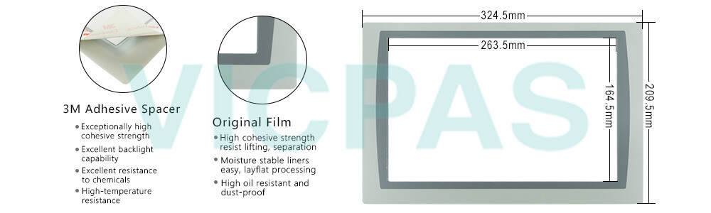 2711P-T12W22D9PK Panelview Plus 7 Protective Films Overlay Repair Replacement