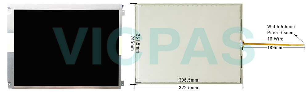 2711P-T15C22A9P Panelview Plus 7 Touch Screen Panel Repair Replacement