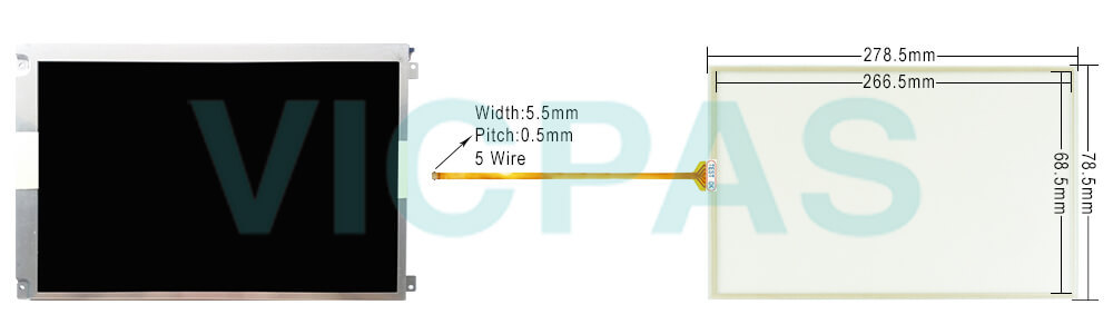 2711P-T9W22A9P-A Panelview Plus 7 Touch Screen Panel Repair Replacement