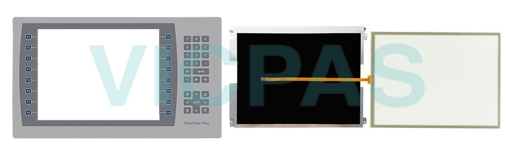 2711P-B10C22A9P Panelview Plus 7 Keyboard Membrane Touch Screen Panel LCD Display Repair Replacement