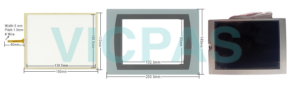 2711P-T7C21D8S Panelview Plus 7 Touch Screen Panel Protective Film LCD Display Repair Replacement