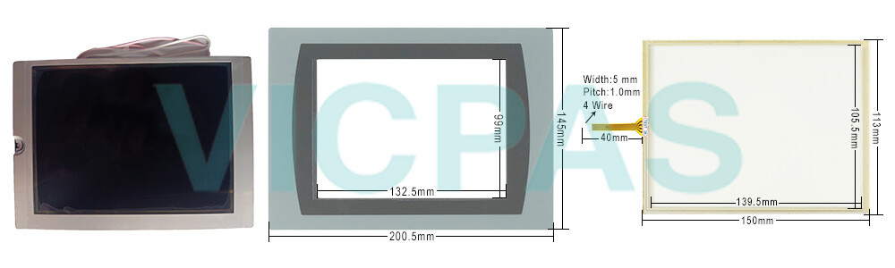 2711P-T7C22D8S-A Panelview Plus 7 Touchscreen Protective Films Overlay LCD Display Repair Replacement